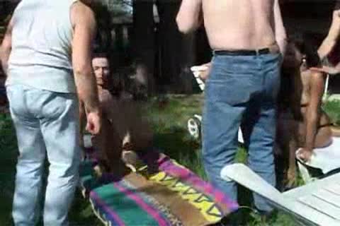 Outdoor orgy With latin chick sheladys