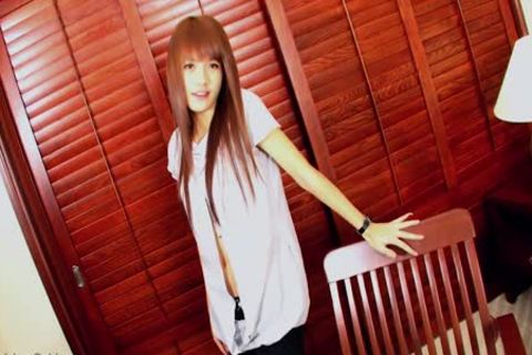 charming asian lady-man receives Herself Excited