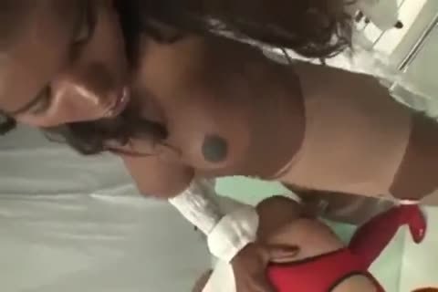 kinky old Nurse Submits Herself To A black shemale After Sex