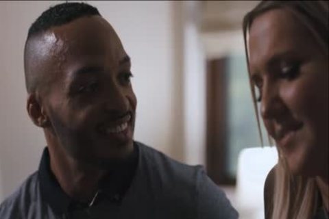 blonde lady-man Kayleigh Coxx Let dark dude fucks Her booty In Doggystyle