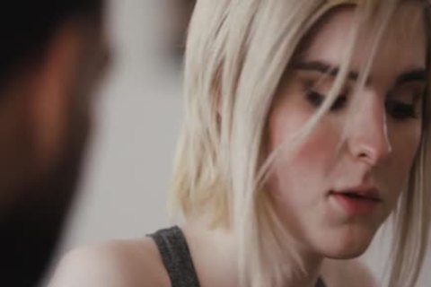 TS Ella Kissed And Gently Grabs The 10-Pounder Of Her Ex-stepdad Ricky