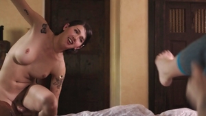 Transsensual - Couple Kenzie Taylor in the bed cheating