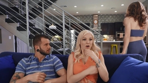 TransAngels.com: Boyfriend Izzy Wilde in the bed masturbation