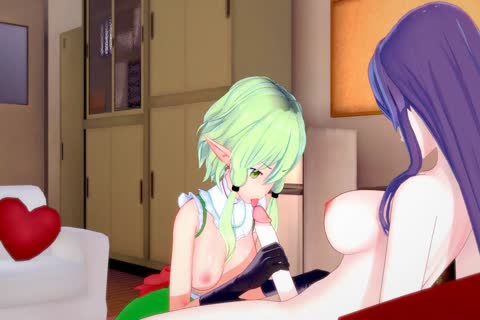 Witch X High Elf Archer[Goblin Slayer] — 3D anime