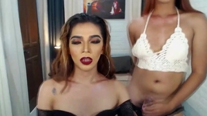 Two tranny Have naughty painfully Sex