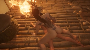 Futanari Ninja The enormous penis Futa
