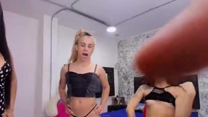 shemale Beauties Has Some three-some fun