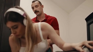 busty Trans Maid acquires Her booty Rammed By Her concupiscent Boss