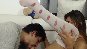 skinny latin chick shelady And Her Boyfriend Mutual engulf Then fuck On cam