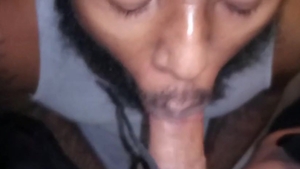 dark guy Sucks latina tgirl