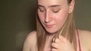 non-professional Trans cock Play 125