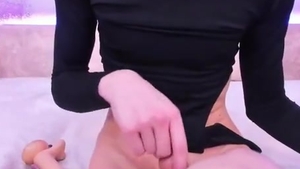 19yo Skinny And Tall Femboy With dirty Feet Legs Tugs Her humongous rod