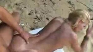 Tayla hammers In The Beach
