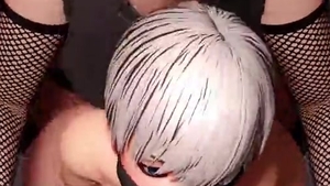 3D Femboy trained By Futanari big knob